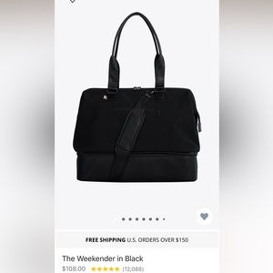 Beis “The Weekender” in Black